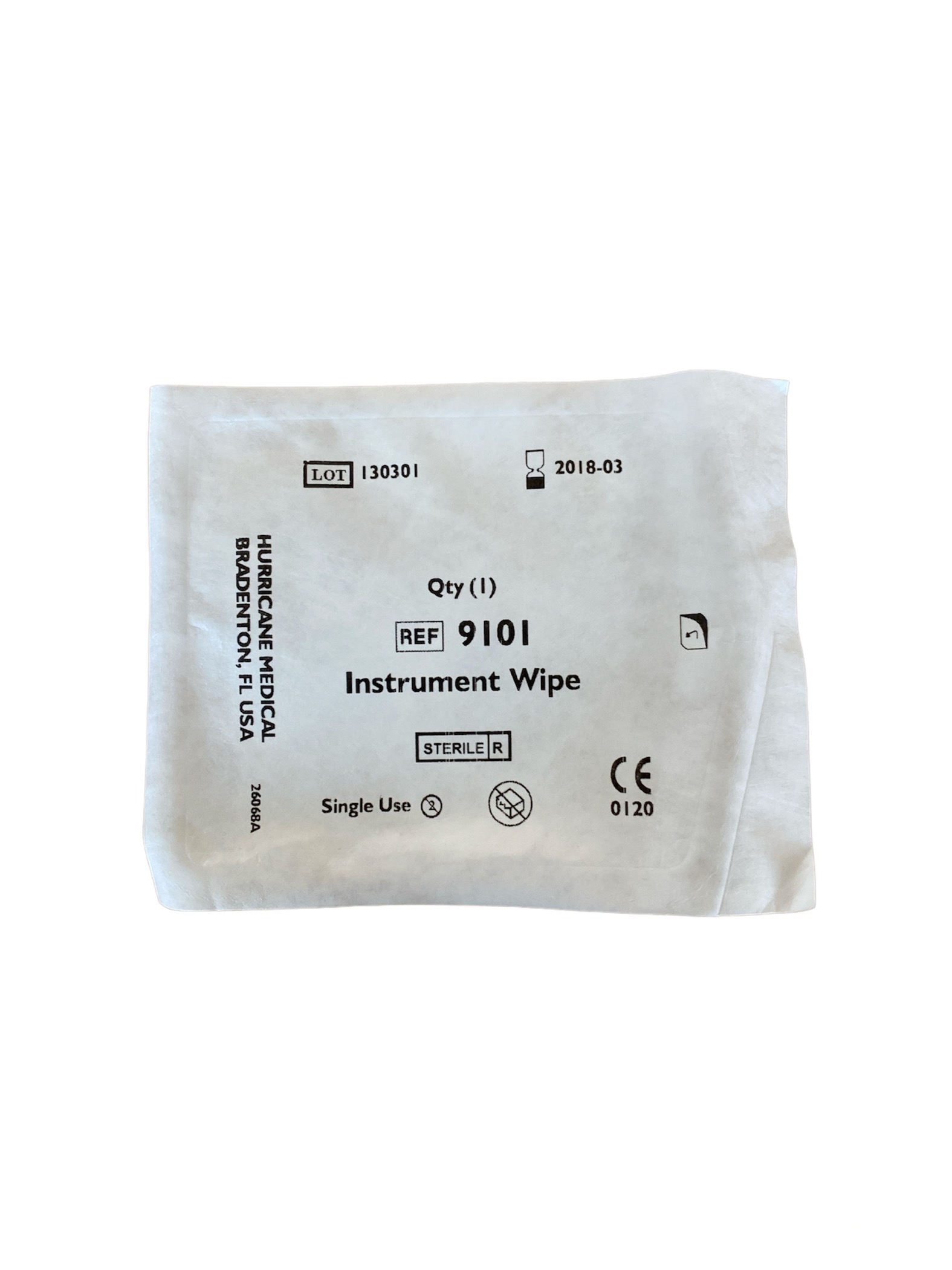 Instrument wipes individual package